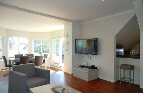 Wyk auf Foehr Apartamento | Luxus-Penthouse am Strand, mit Traum-Meerblick, Dachterrasse und Sauna