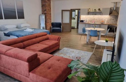 Hradec Kralove Apartamento | Luxusní studio na Velkém náměstí, Wi-Fi, Netflix