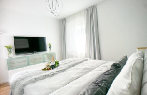 Sudstadt Apartamento | M-Style 02 Apartment mit Balkon 24h Self-Check-In, Free Parking, Netflix