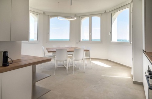 Marcelli Apartamento | M447 - Marcelli, brand new three-room apartment facing the sea in residence with swimming pool