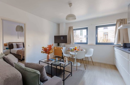 Wijk van de Squares Apartamento | MA - Berlaymont III - Una Habitación Piso, Capacidad 4