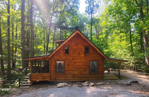 Saluda Cabina | Ma & Pa's cabin at Cabin Fever in NC!
