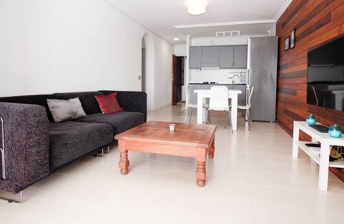 Santa Pola Apartamento | Maclo: Fantástica Terraza al mar Frente a la Isla de Tabarca. Wifi. Smart TV
