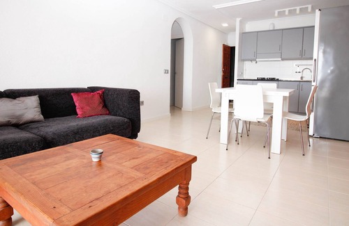 Santa Pola Apartamento | Maclo: Fantástica Terraza al mar Frente a la Isla de Tabarca. Wifi. Smart TV