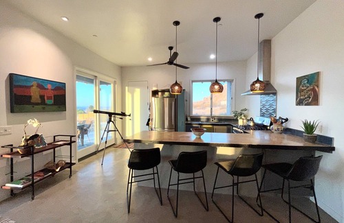 Panorama Heights Casa | Magical Desert Hideaway - with private jacuzzi, fire-pit, walk to park