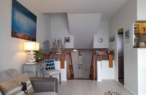 Deauville Apartamento | MARINA DEAUVILLE Triplex de 2 a 4 pers. Vista al mar y estanque. Wifi, TV HD