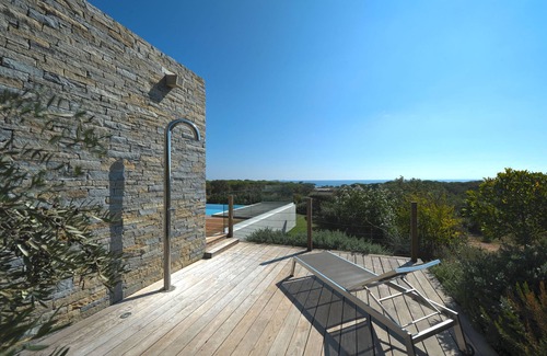 Hameau de Palombaggia Casa | Magnífica villa con impresionantes vistas de la playa de Palombaggia Acceso privado al mar