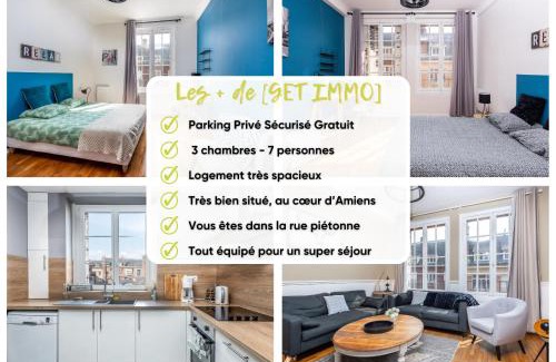 Centre Ville Apartamento | Magnifique 3 Chambres - Parking - Hyper Centre - Gare