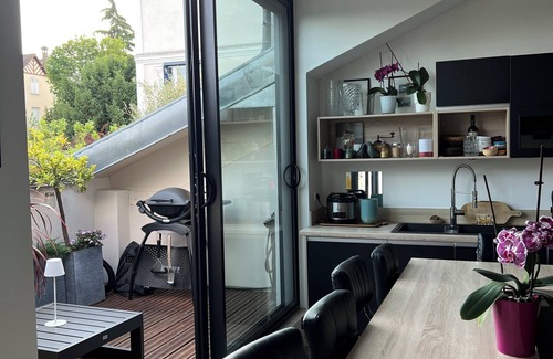 Suresnes Apartamento | Magnifique Loft Avec Terrasses à 10 min de Paris