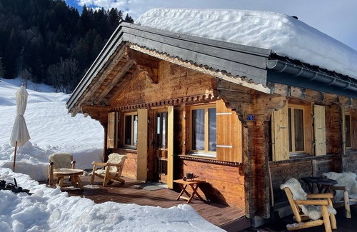Vers L'Eglise Chalet De Esquí | Magnifique Petit Chalet aux Diablerets, en Pleine Nature