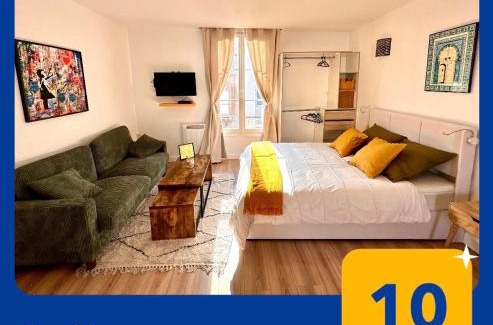 Clichy Apartamento | Magnifique Studio équipé à Clichy aux portes de Paris