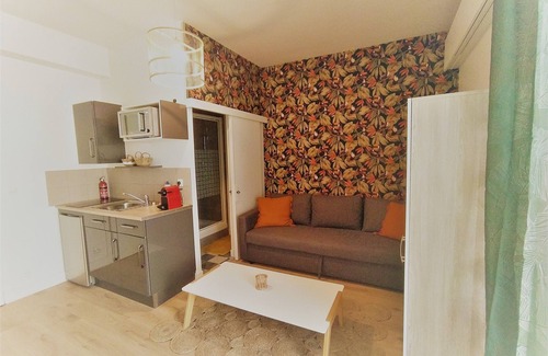 Flore Apartamento | Magnifique Studio Le Toucan - Centre Ville -smart TV + Terrasse