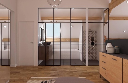 Romans-sur-Isere Cama Y Desayuno | Magnifique, suite design moderne