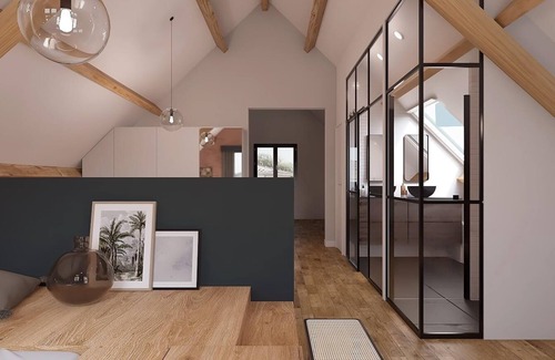 Romans-sur-Isere Cama Y Desayuno | Magnifique, suite design moderne