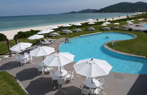 Kumejima Hotel | Main Building 2nd Floor Island View Twin vs | / Shimajirigun Okinawa