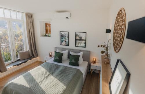 Miltenberg Apartamento | MAINTERRASSE Boardinghouse am Fluss klimatisierte Apartments mit 80qm Terrasse
