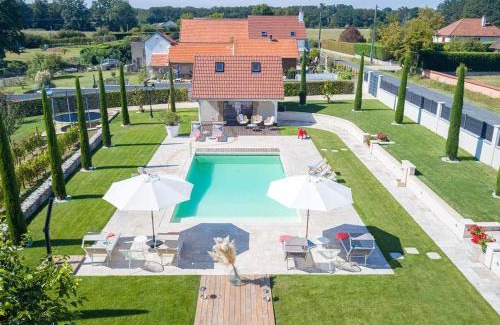 Hauterive Casa | Maison avec piscine chauffée, clim et jardin - Hauterives - FR-1-489-203
