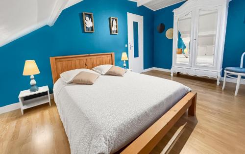 Asnelles Casa | Maison Calme avec Cheminée, Idéal Familles