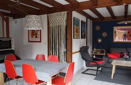 Saint-Julien-en-Born Casa | Maison Cosy Classée 3 Étoiles, Proche des Plages de Contis