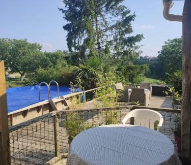 Habas Apartamento | Maison cosy à la campagne, piscine et tranquillité