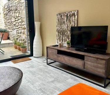 Crepy-en-Valois Casa | Maison cosy pour 2 à Crépy, véranda et jardin