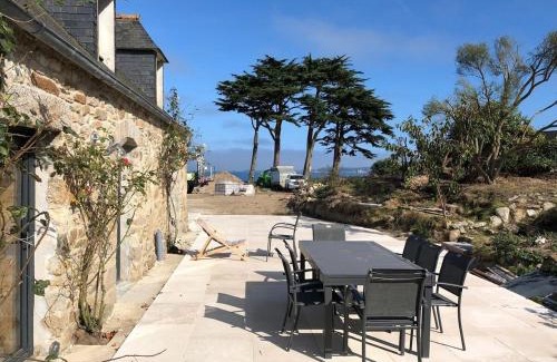 Carantec Casa | Maison de callot vue imprenable sur la mer
