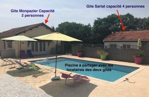 Savignac-sur-Leyze Casa | Maison de Campagne 4 places, avec Piscine et Jacuzzi