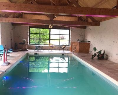 Saint-Victeur Casa | MAISON DE VACANCES AVEC PISCINE INTERIEURE - Le Grand Champagne