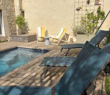 Puygiron Casa | Maison en pierres 6/8pers, piscine & sublime vue