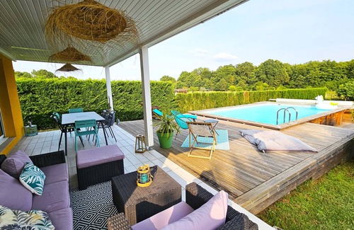 Saint-Selve Casa | Maison Familiale Avec Piscine au Cœur du Vignoble des Graves à 20min de Bordeaux