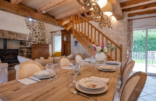Limerzel Casa | Maison historique avec jardin secret à Limerzel