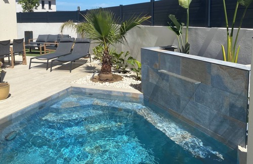 Vic-la-Gardiole Casa | Maison la volupté 2 kms from the wild beach of Les Aresquiers