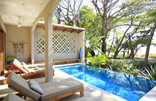 Playa Santa Teresa Villa | Maison Marazul frente a la playa elegante moderna de Marruecos Villa de Lujo