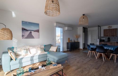 Saint-Paul-en-Born Casa | Maison moderne à 6 km de Mimizan pour 6 personnes, ménage inclus - FR-1-50-156