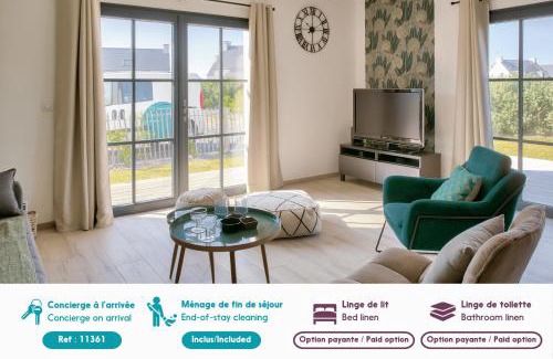 Penmarch Casa | Maison moderne pour 6 - 300m plage de Pors Carn