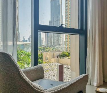 Downtown Dubai Apartamento | Maison Privee - Luxury 2Bedroom with Burj Khalifa & Fountain Views