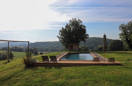 Montesquiou Casa | Maison Puchouaou Gîte 12 personnes avec piscine privée