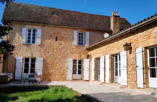 Saint-Andre-dAllas Casa | Maison typique avec piscine privée - 6km Sarlat