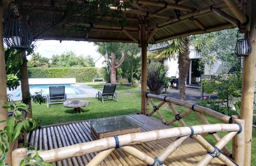 Theix-Noyalo Casa | Maison Vannes Piscine et Sauna 8 Personnes