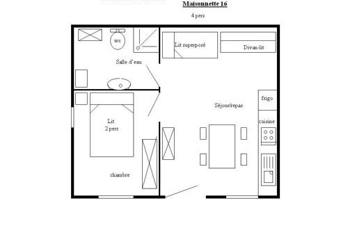 Grospierres Chalet De Esquí | Maisonette #16, 4 Pers, Domaine De Ribiere