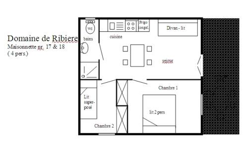 Grospierres Chalet De Esquí | Maisonette #18, 4 Pers, Domaine De Ribiere