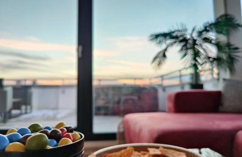 Magdeburg Apartamento | Maisonette-Penthouse inklusive Whirlpool über den Dächern von Magdeburg