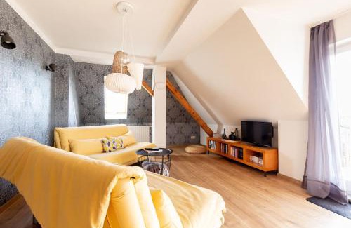 Jena Apartamento | Maisonette Wohnung mit Blick über die Stadt