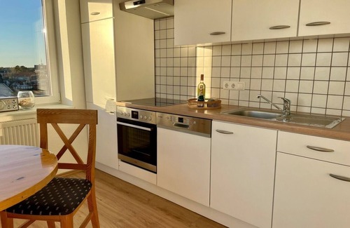 Wittduen Apartamento | Maisonettewohnung mit Einem Gigantischen Blick Auf's Meer und den Amrumer Leuchtturm, das Erwartet Sie in der Ferienwohnung "brandung" in Wittdün auf Amrum!