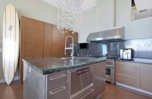 Malibu Casa | Malibu Modern Beach House - Terraza en la azotea - ¡En una playa privada!