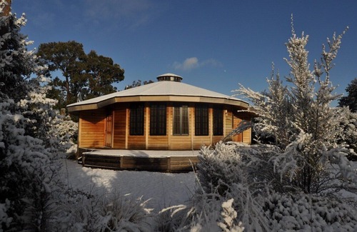 Ohakune Cabaña | Mangawhero - Chalet de estilo moderno de yurtas, Ohakune