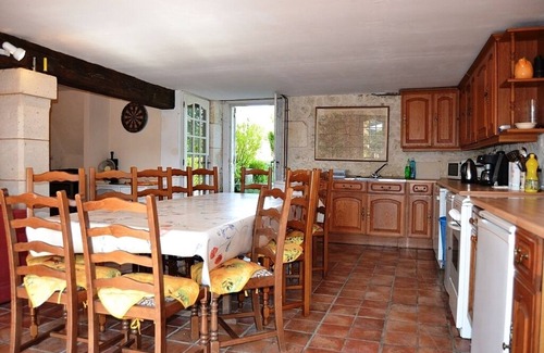 Montmoreau-Saint-Cybard Casa | Manoir La Breuille - elegante casa señorial con piscina privada climatizada