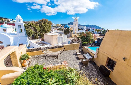 Megalochori Casa | Casa de vacaciones en Fira con 3 habitaciones, capacidad 6