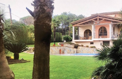 Palau Villa | Mansión con Jardin, piscina interior climatitzada y piscina exterior.