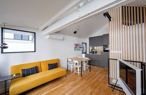 Quartier Saint-Ambroise Apartamento | Zona Marais - Patio exterior - Aire acondicionado - 2 hab.